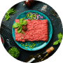 raw mince beef