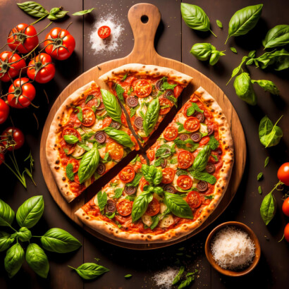 traditional Italian pizza